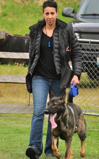 Caleb and handler Shannon N.