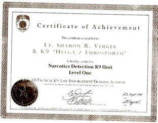 Helgas Drug Cert.